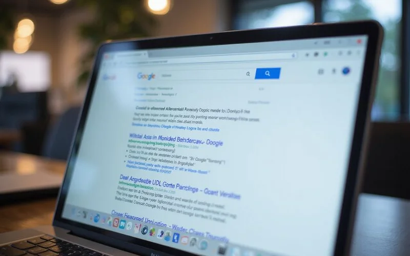 Close-up screenshot of Google search results page highlighting the featured snippet answer box above regular organic search listings